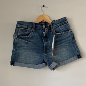 Classic Blue Denim Shorts